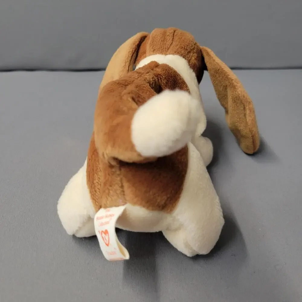 Vintage Ty‎ Beanie Baby Tracker Basset Hound Dog 1997 Plush Toy Tags 90s Gift